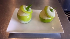 Apple Pineapple Basil Sorbet