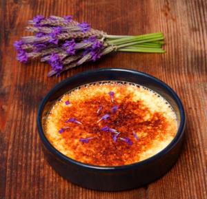 Creme Brulee a la Lavande