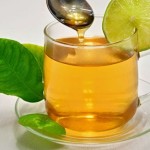 Green tea w lemon and honey