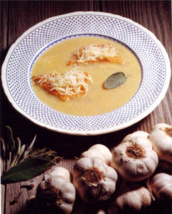 Provencal Sage and Garlic Soup